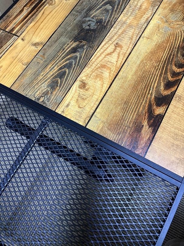 2WAY ハーフメッシュテーブル＋サイドテーブル 高さ２段階変更可能 アウトドア