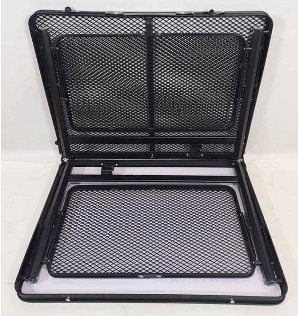 2WAY ハーフメッシュテーブル＋サイドテーブル 高さ２段階変更可能 アウトドア