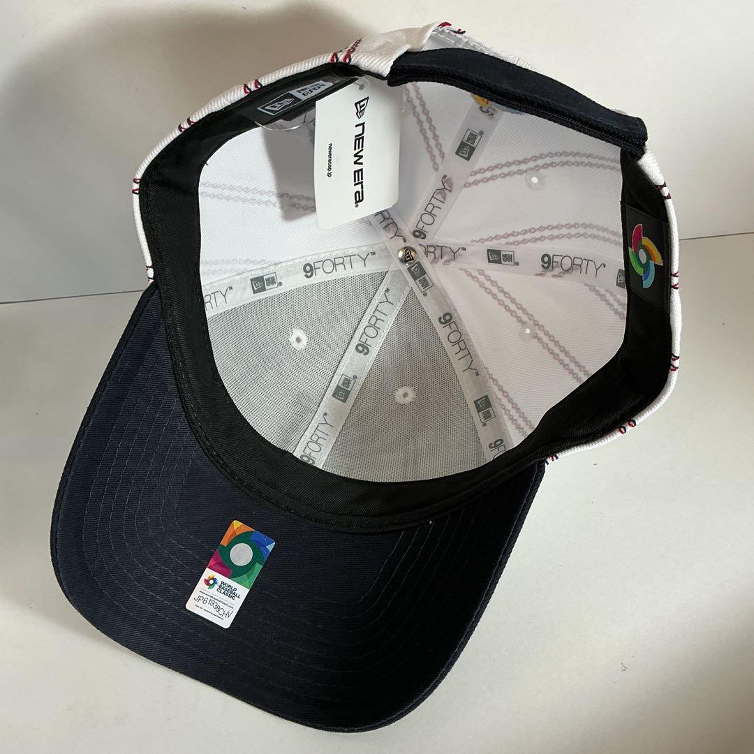 侍ジャパンJ ロゴ Japan 日本代表 無双 ストライプ ホワイト ネイビー