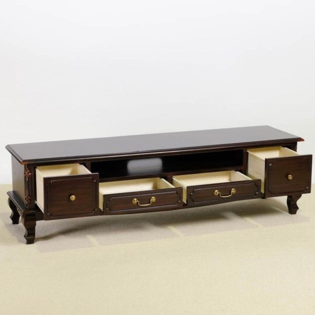 I 新品 テレビボード L テレビ台 ラック AVボード アンティーク リビング