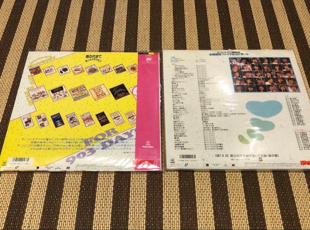 ☆おニャン子クラブ☆レーザーディスク２作品セット☆盤面美品♪☆