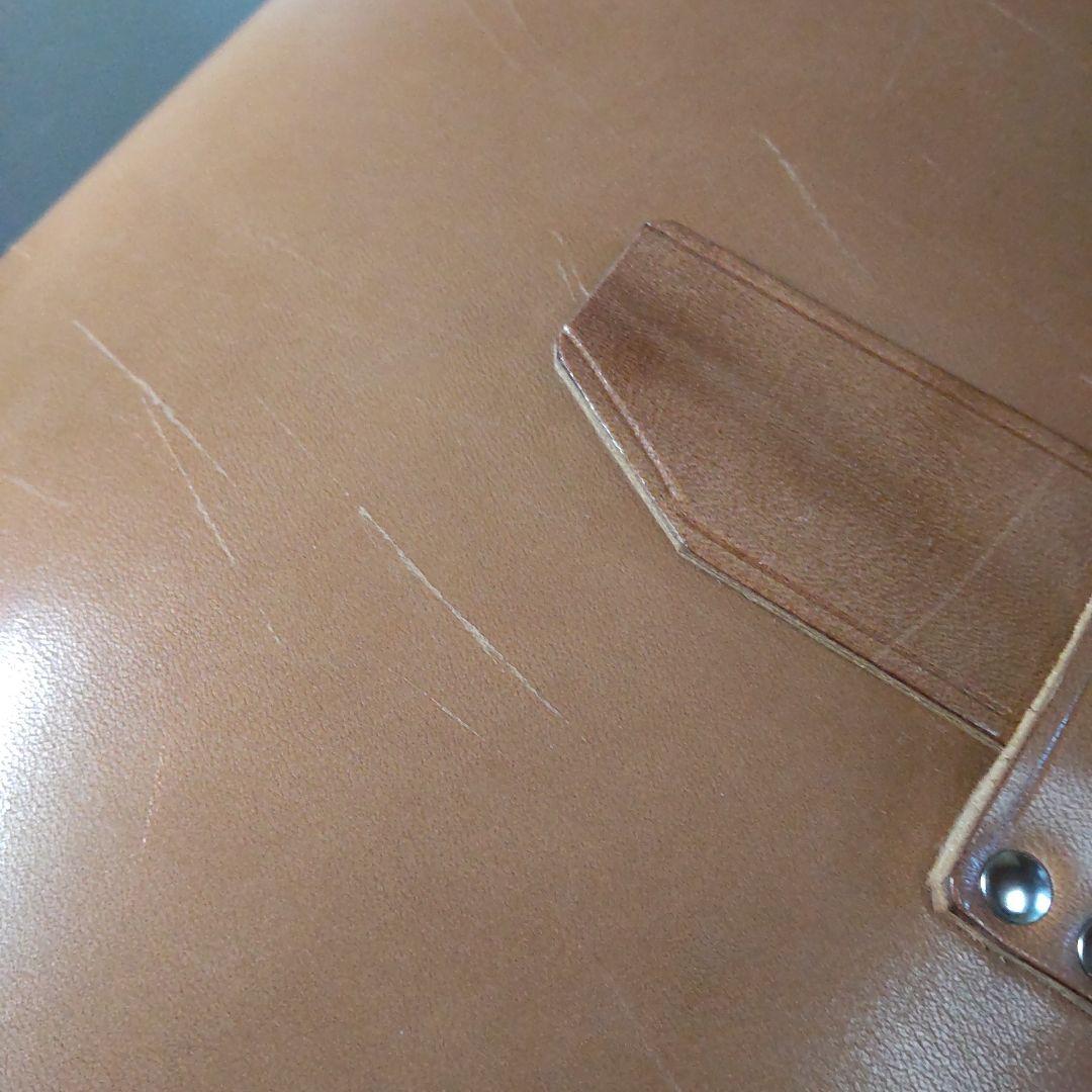 一枚革国産サドルレザー手帳　A5サイズブラウン訳有