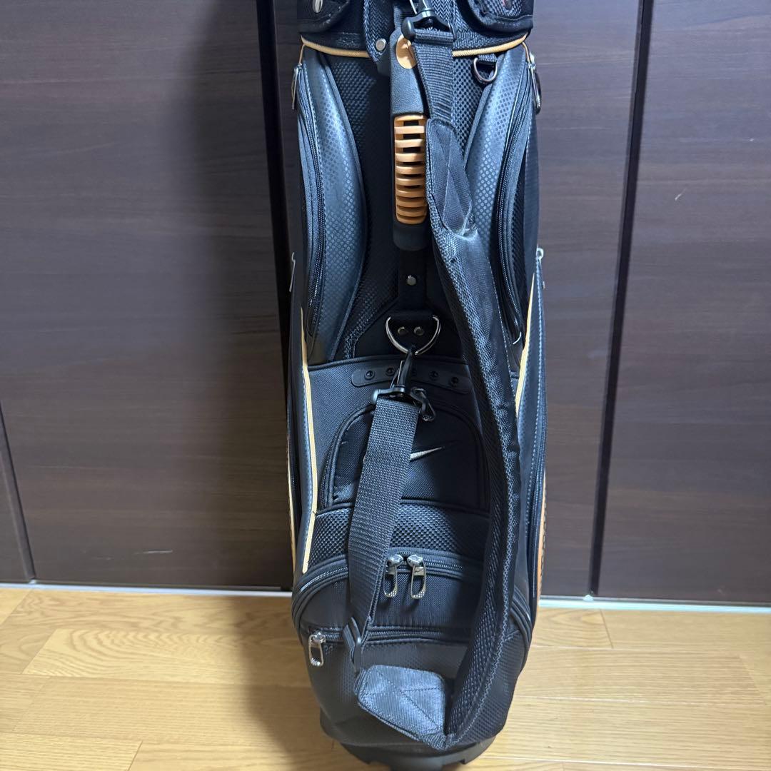 Nike Golf キャディバッグ ゴルフバッグ ブラック/オレンジ