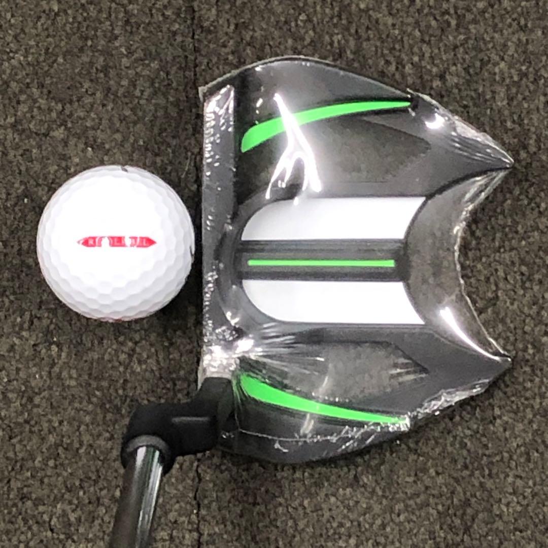 【新品】★極太グリップと大型ヘッドの安定感抜群のカッコいいダイナミクスパター