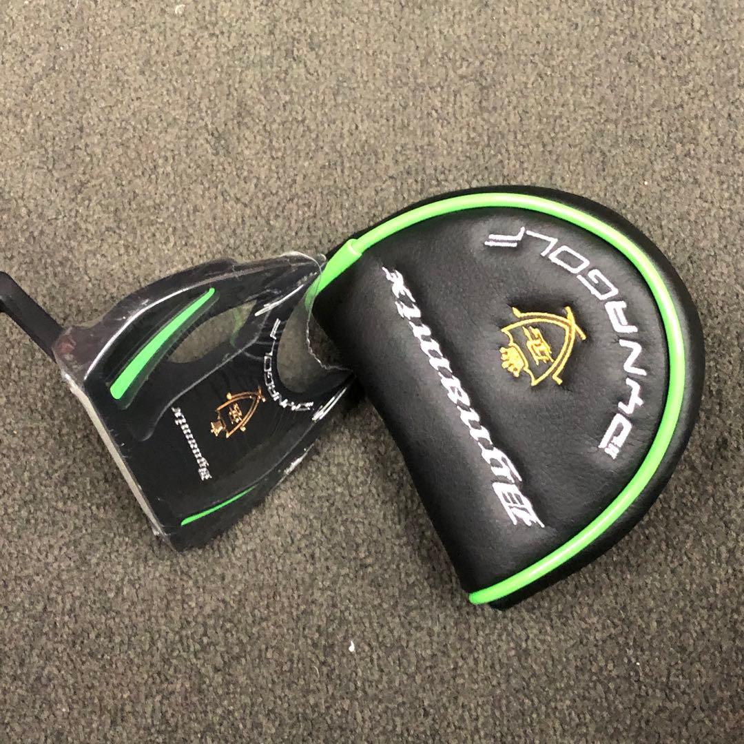 【新品】★極太グリップと大型ヘッドの安定感抜群のカッコいいダイナミクスパター