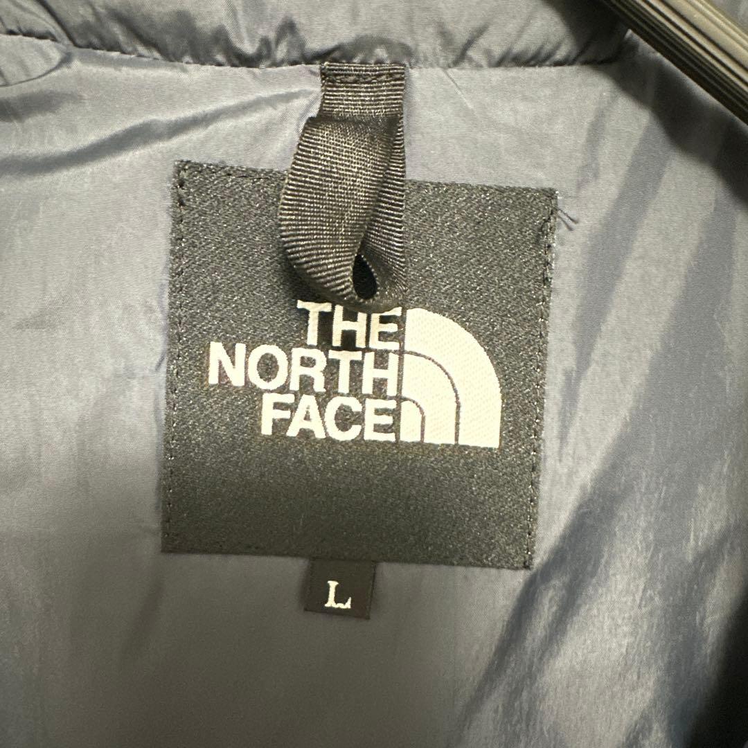 THE NORTH FACE ダウンベスト 黒・グレー　L ヌプシ