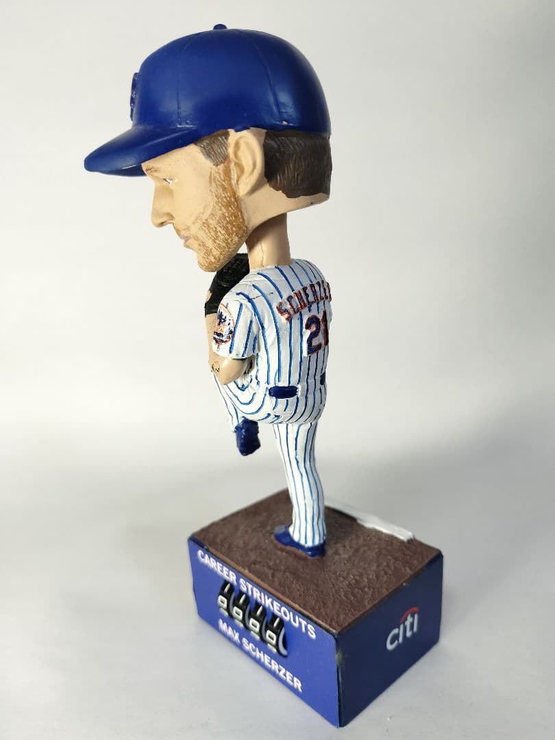 マックス・シャーザー／”K-カウンター”ボブルヘッド人形（メッツ・非売品）