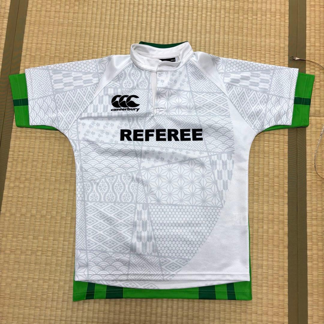 ラグビー レフリー ジャージ　緑