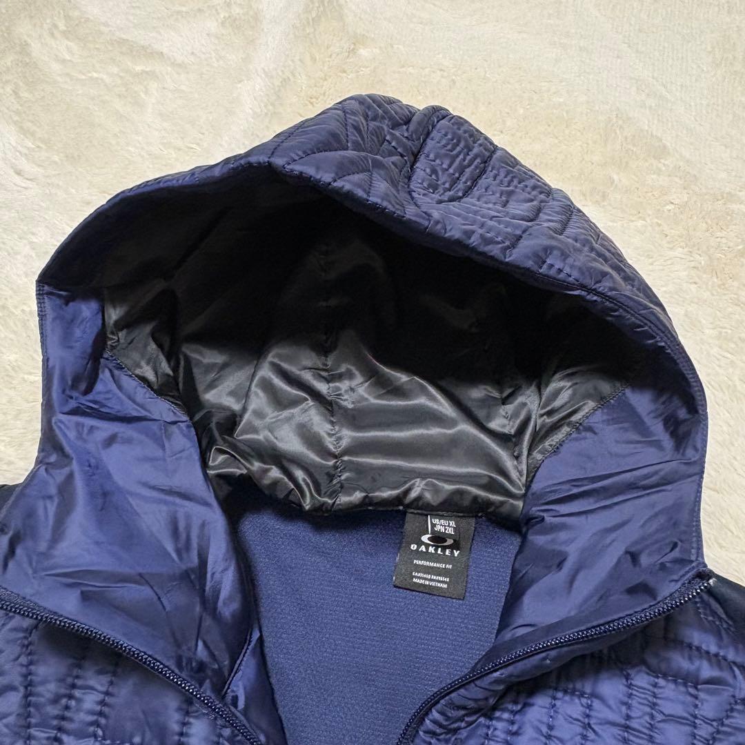 美品 OAKLEY ハイブリッドフリースジャケット ブルゾン ゴルフウェア