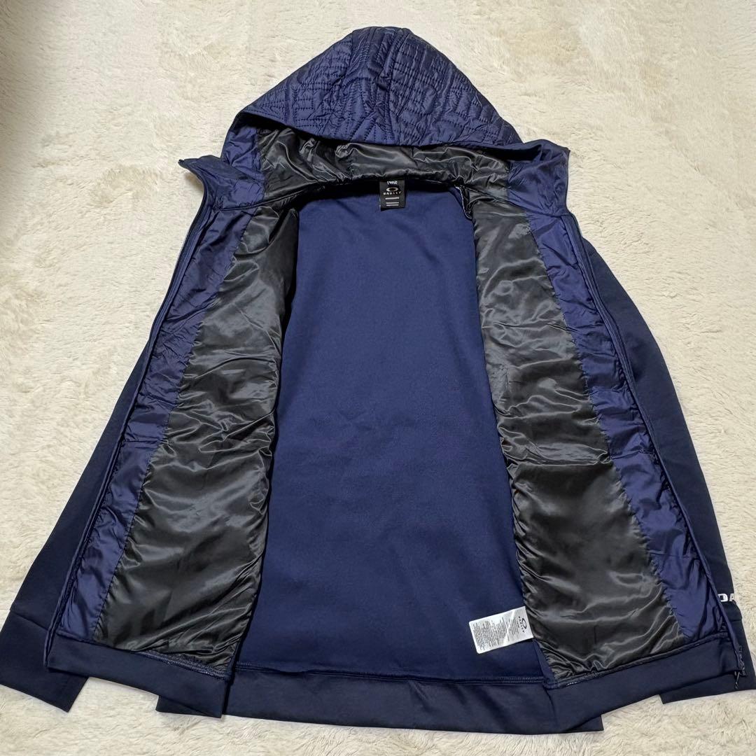 美品 OAKLEY ハイブリッドフリースジャケット ブルゾン ゴルフウェア