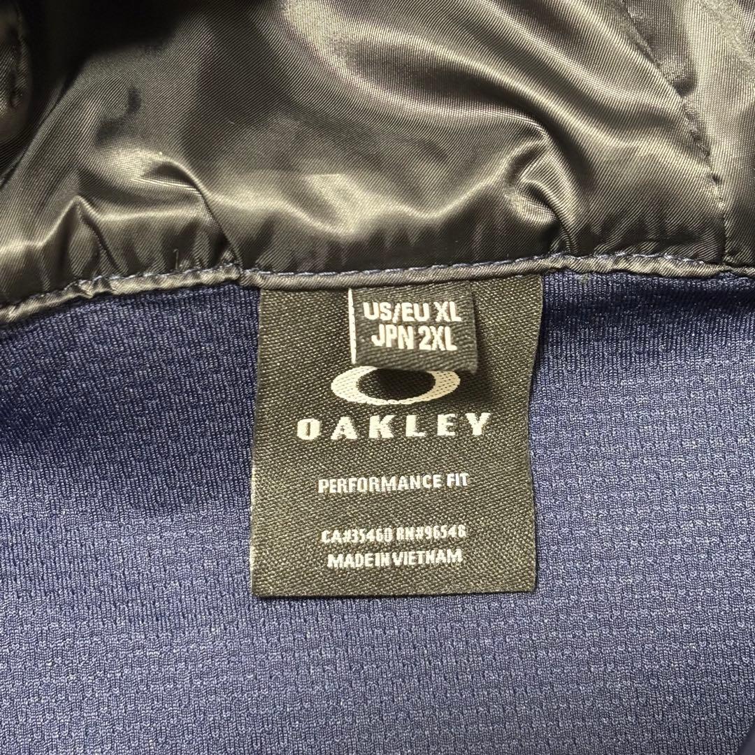 美品 OAKLEY ハイブリッドフリースジャケット ブルゾン ゴルフウェア