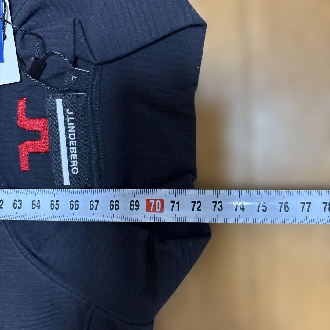 ☆新品☆J.LINDEBERGジェイリンドバーグゴルフ　長袖ハイネックネイビーL