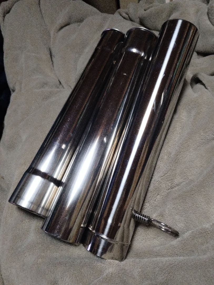 soomloom ɸ６３mmダンパー煙突 直径変換煙突６３と６０mmが併用可能に