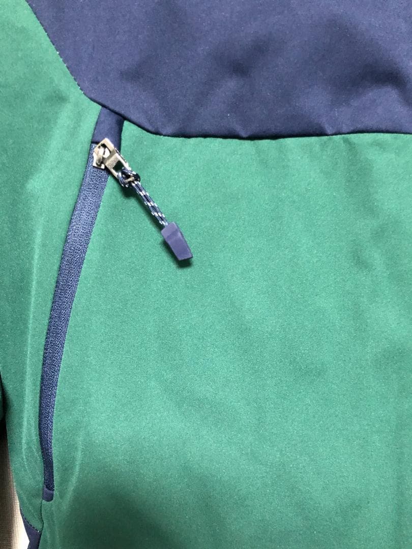 未使用 RLX カラーブロックパッカブルジャケット S M 紺