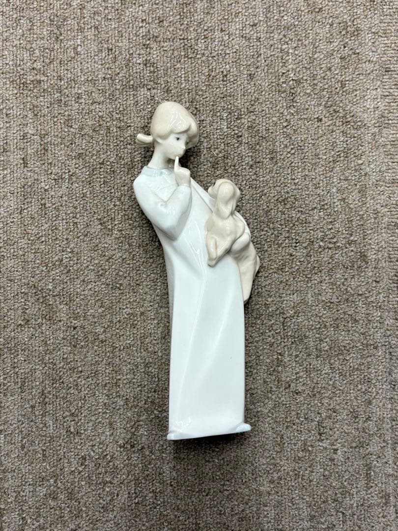 【美品】リヤドロ LLADRO 置物 仔犬 少女 貴婦人 スペイン