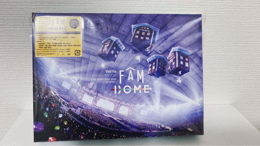 We're FAM DOME 初回限定 DVD