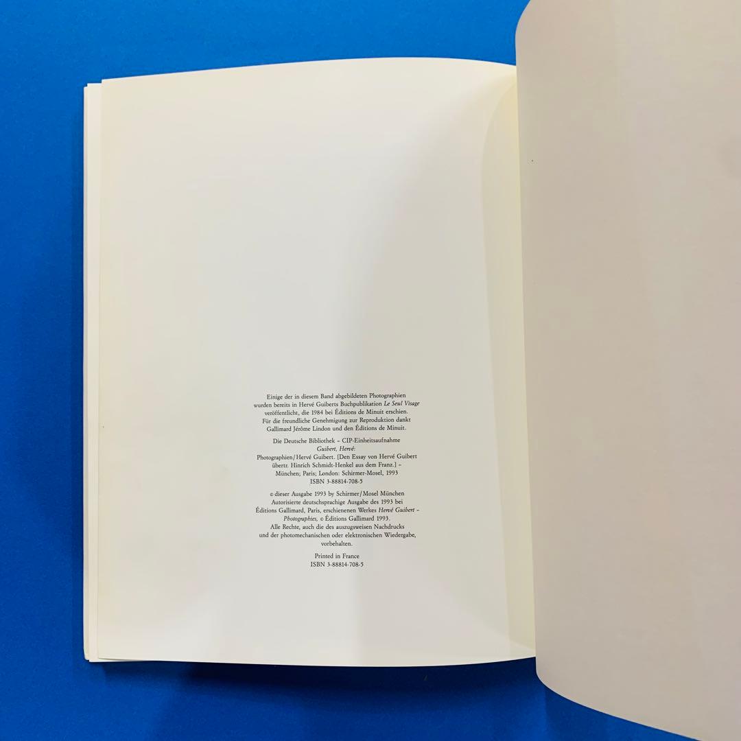 エルヴェ・ギベエール　Herve Guibert: Photographien
