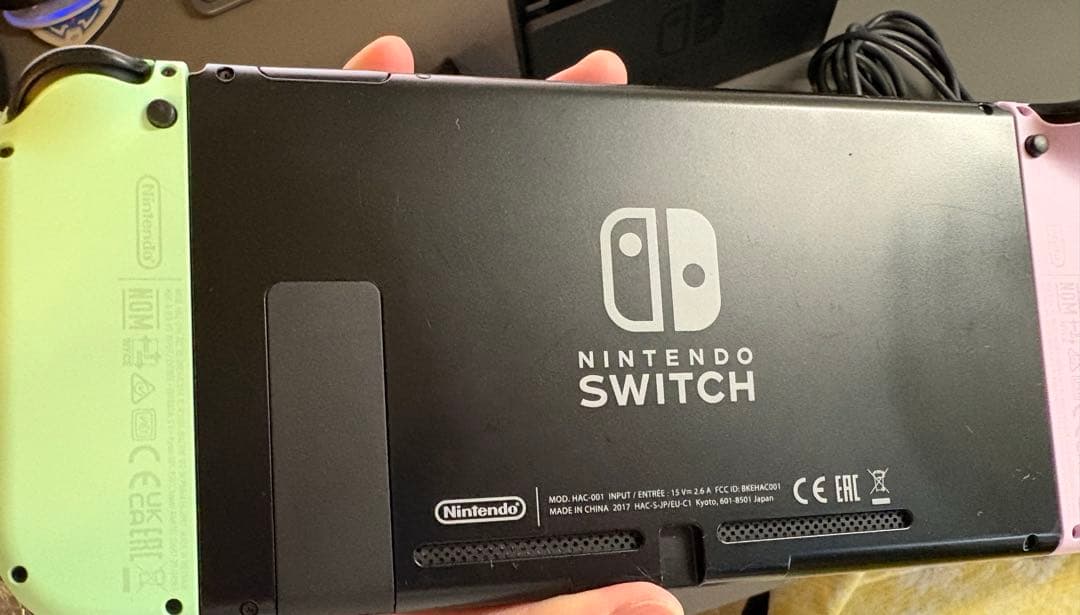 【箱無し】Nintendo Switch 本体 ピンク/グリーン