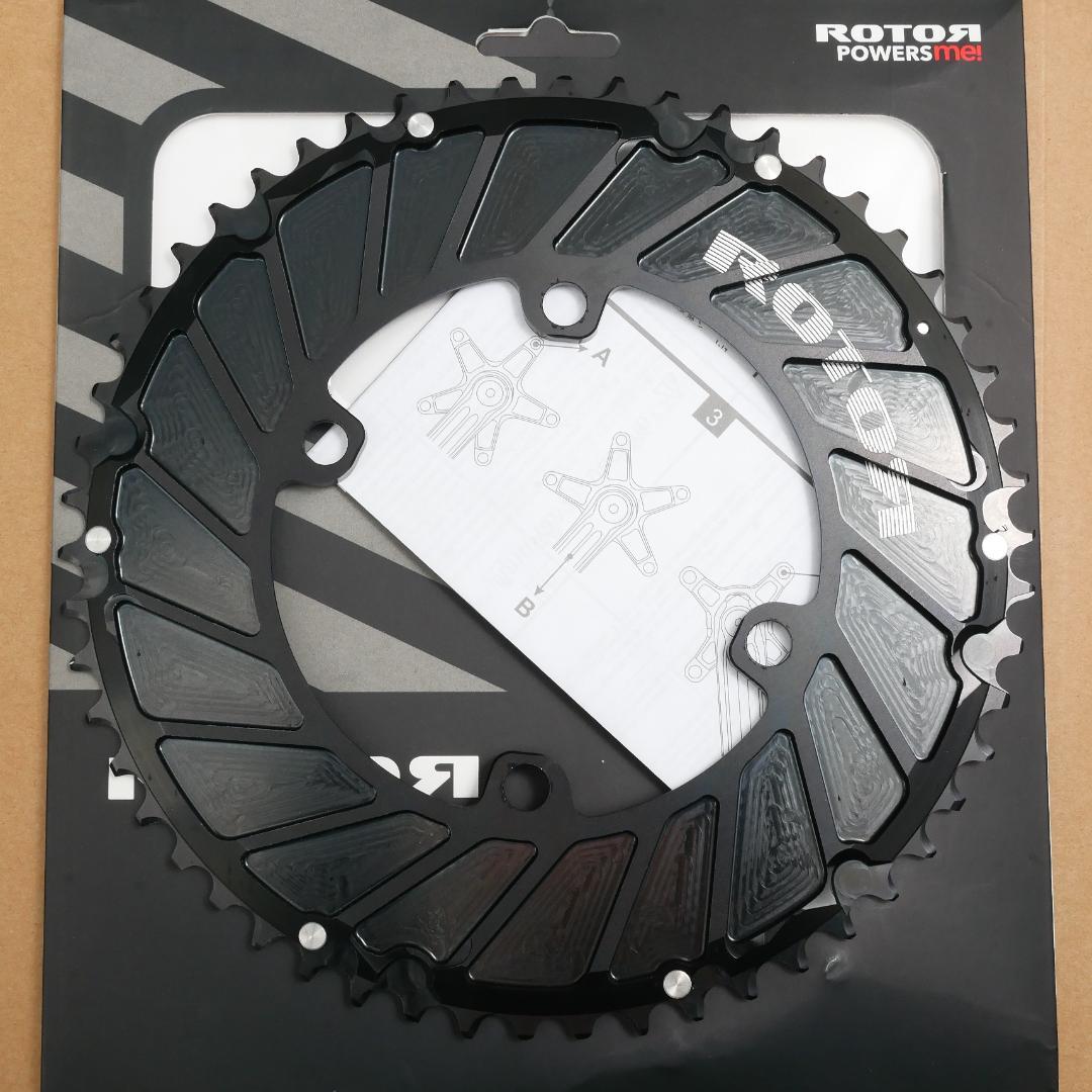 選手支給品 Rotor エアロラウンド アウターリング 54T シマノ対応 プロ