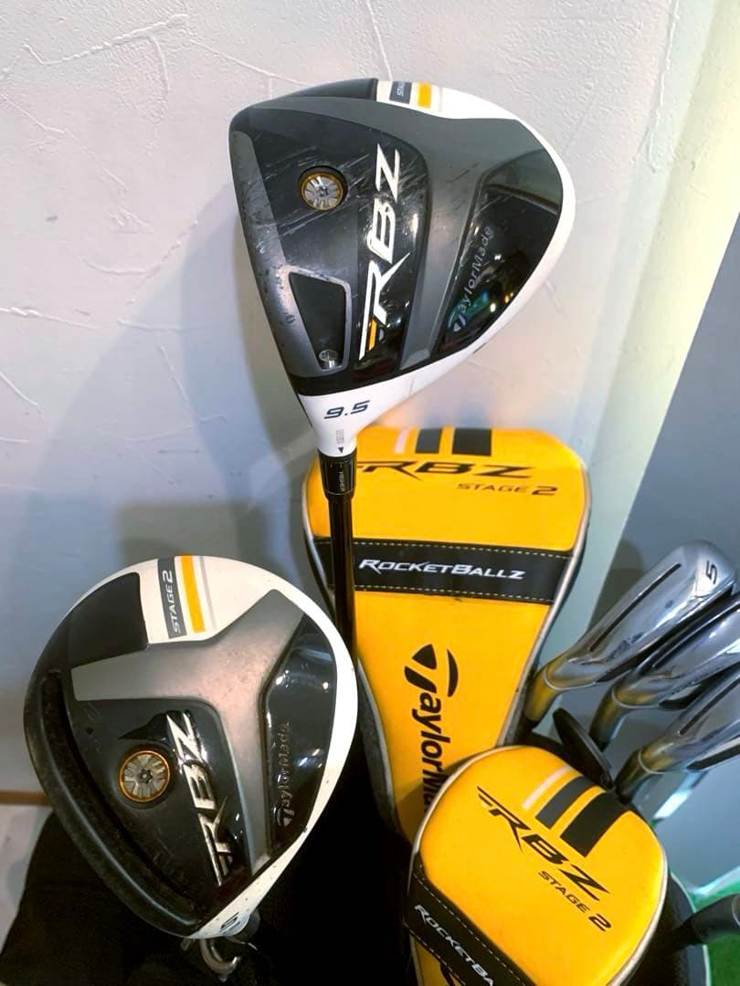 希少　左　レフティ　テーラーメイド　RBZ ゴルフクラブ フルセット　アディダス