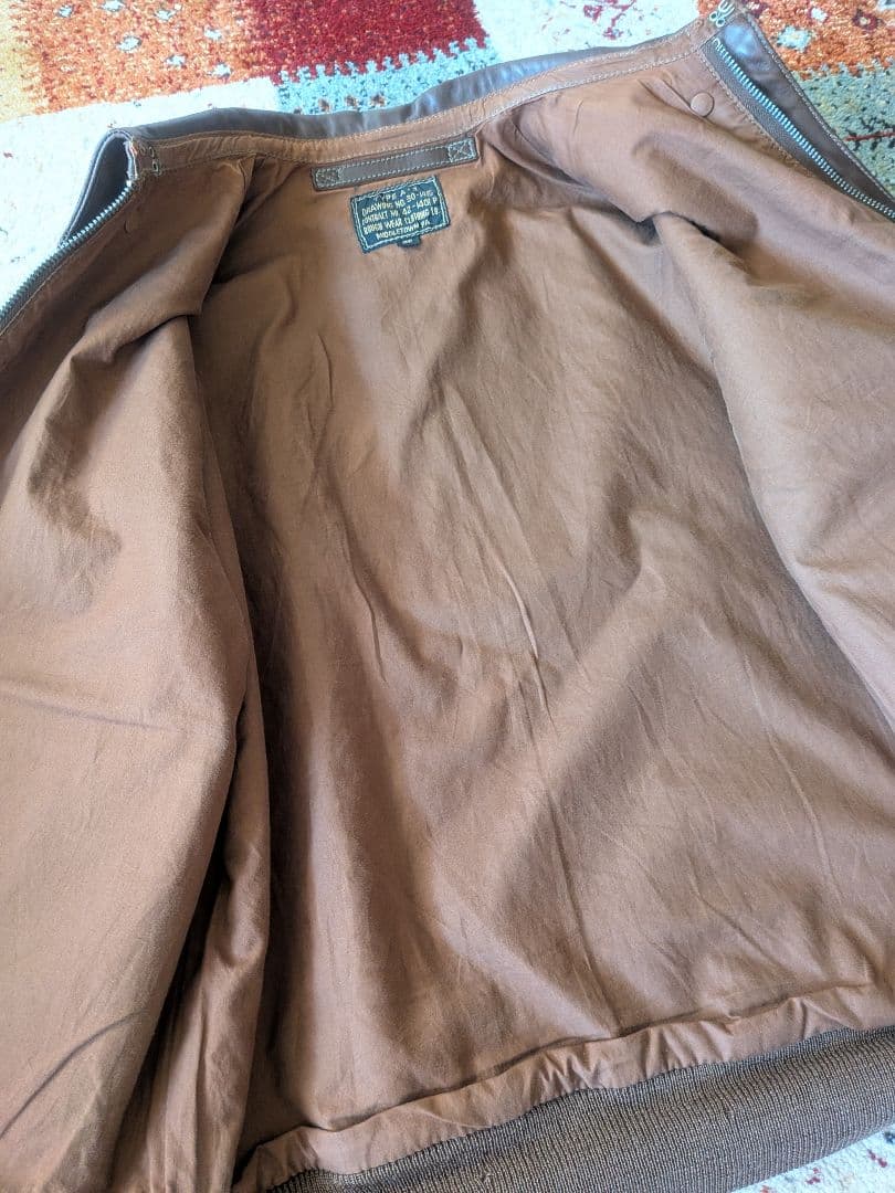 ジャケット・アウター Type A-2 ROUGH WEAR Leather EAST MAN