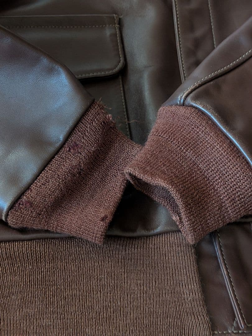 ジャケット・アウター Type A-2 ROUGH WEAR Leather EAST MAN