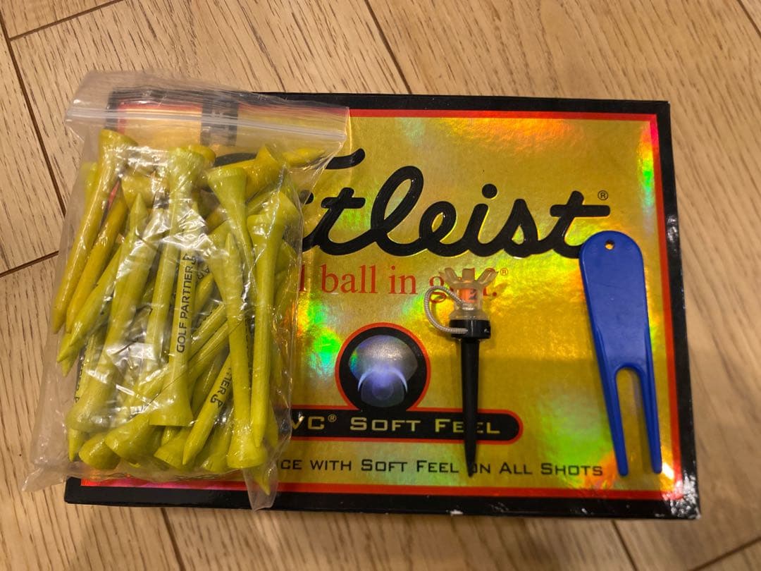 Newling ゴルフバッグ ネイビー初心者セット一式　新品ボール等付