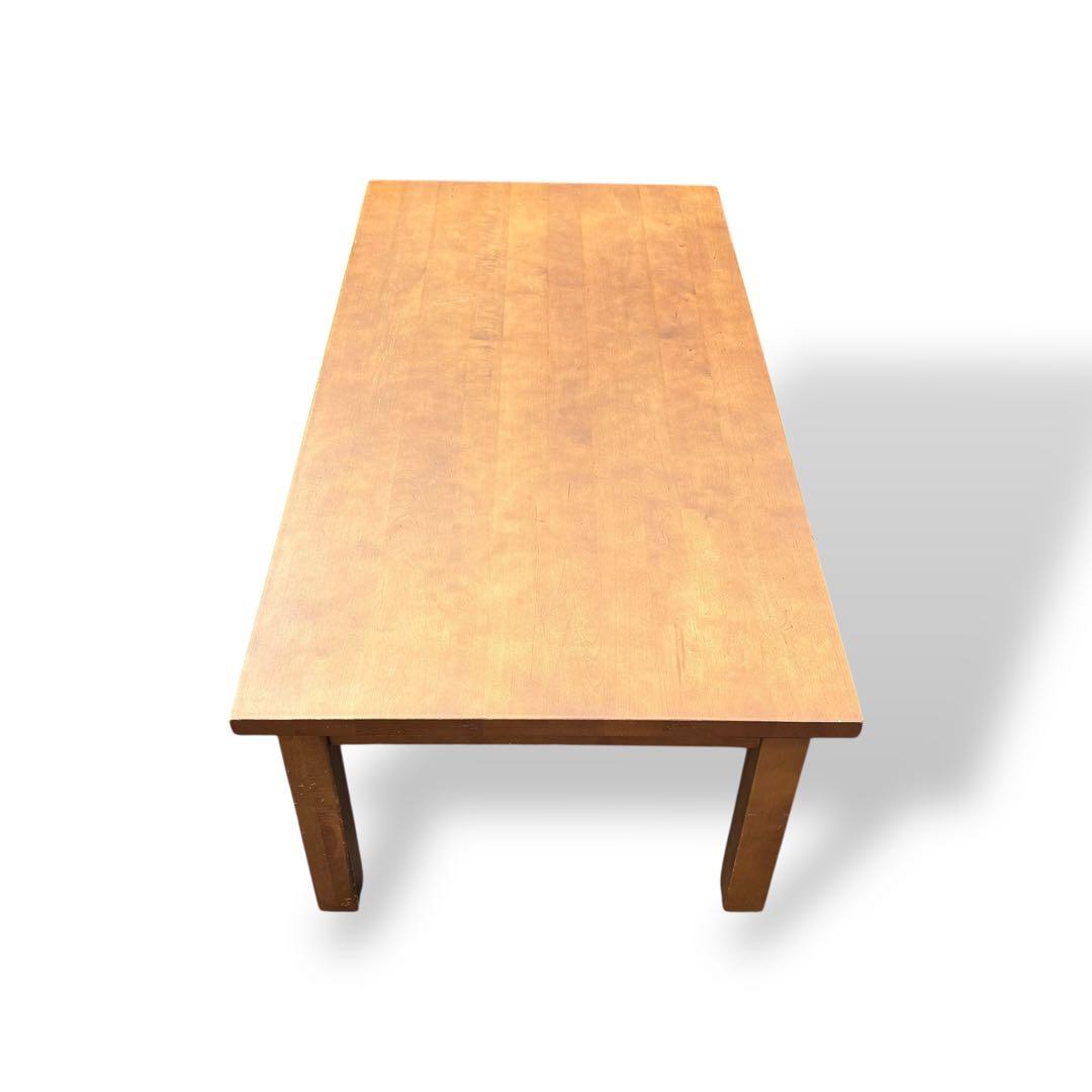 【無印良品】木製ローテーブル｜ナチュラル｜使用感あり・実用向き