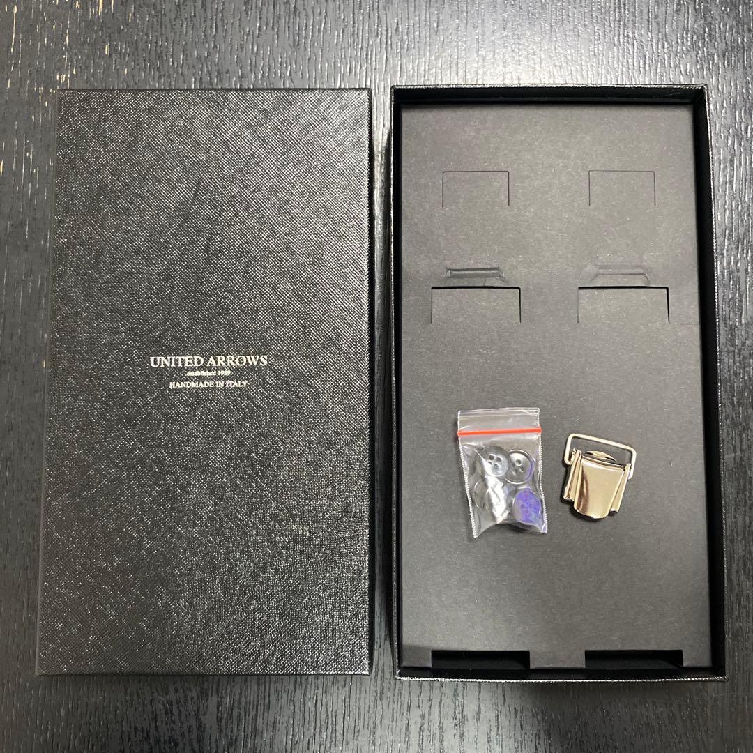 【 そこ出品です 】 UNITED ARROWSピンドット サスペンダー