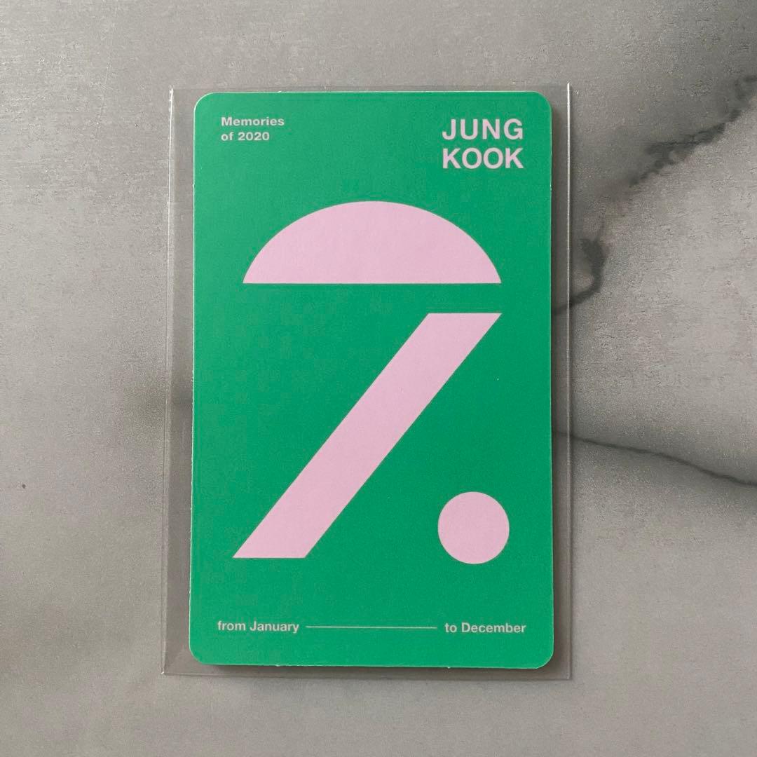 BTS Memories2020 DVD ジョングク トレカ