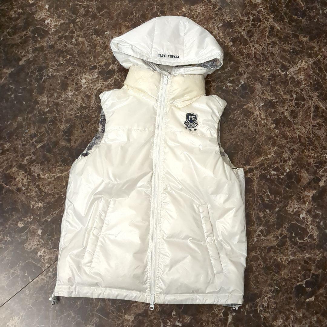パーリーゲイツ リバーシブル ダウン ベスト サイズ5 Lサイズ 中古
