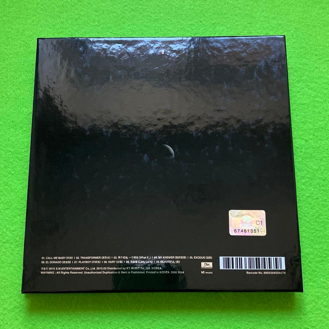 中国語版■シウミンver.■EXO 2nd Album 『EXODUS』