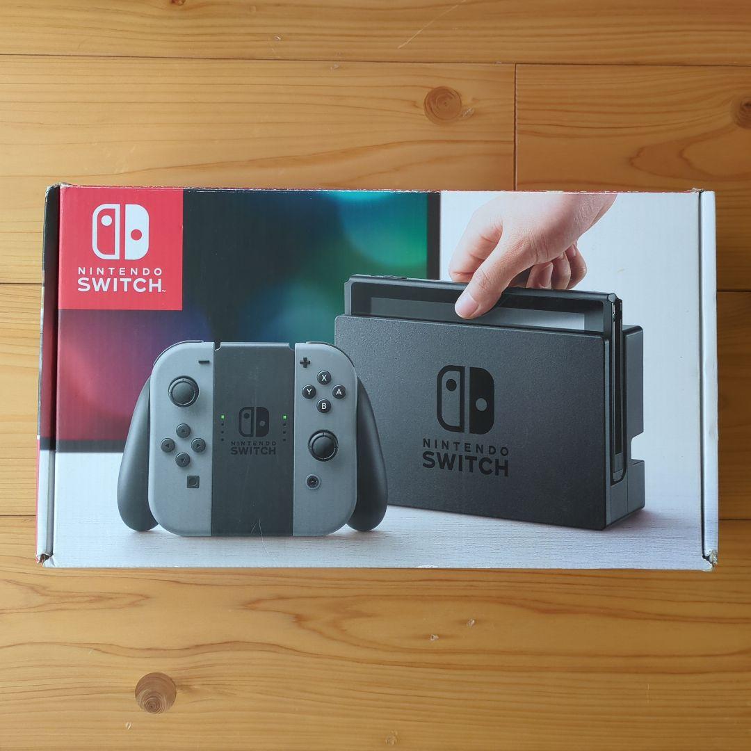 み*や様 Nintendo Switch 本体 グレー Joy-Con付き　おま