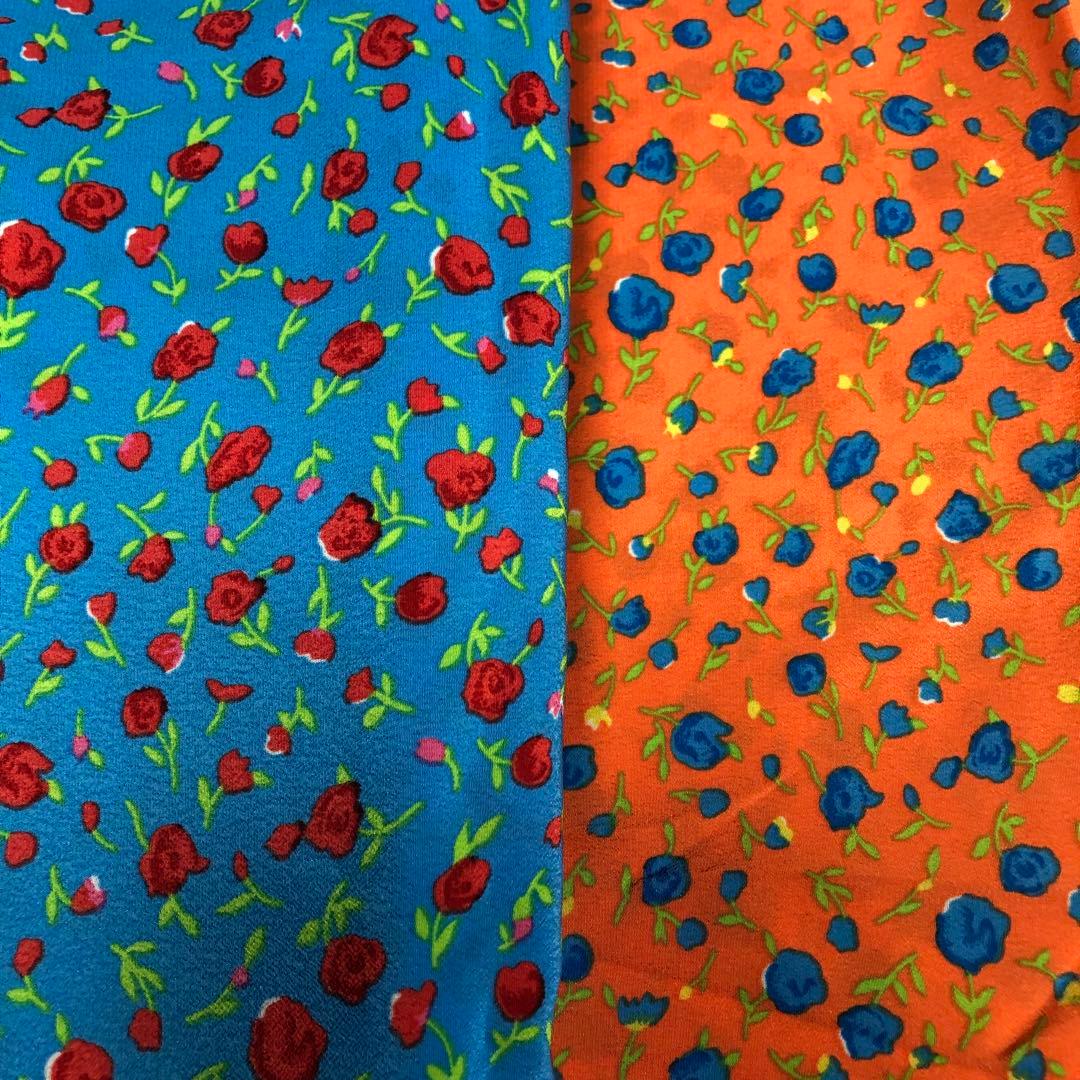 スペイン直輸入★フラメンコ生地W幅5M ナランハ