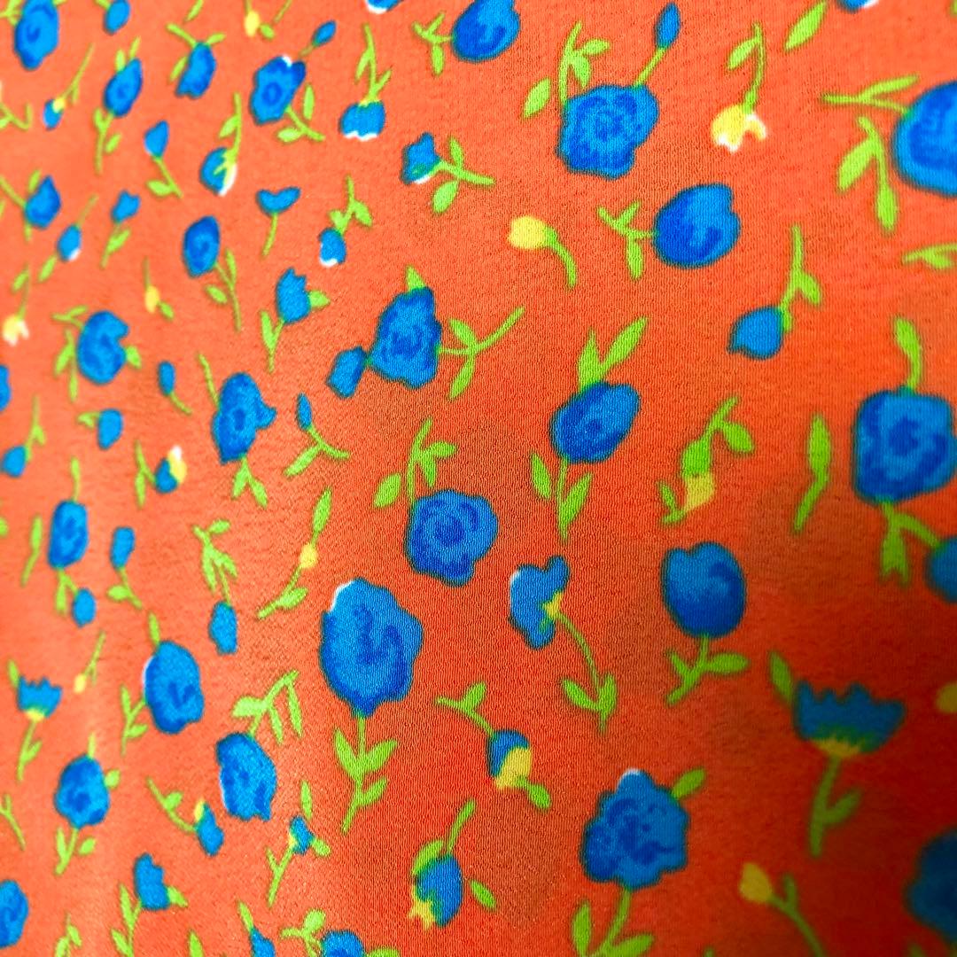 スペイン直輸入★フラメンコ生地W幅5M ナランハ