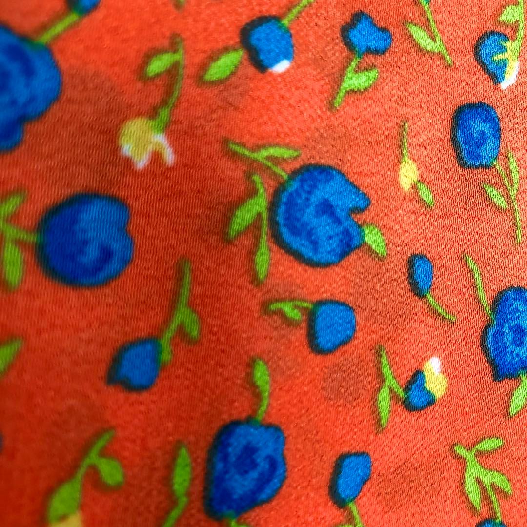 スペイン直輸入★フラメンコ生地W幅5M ナランハ