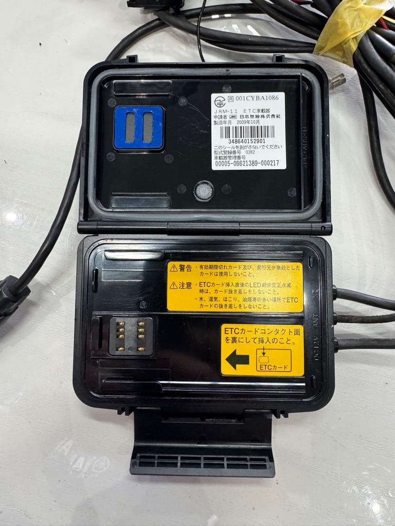 バイク用ETC アンテナ分離型　JRM-11 日本無線 動作確認済み　二輪用