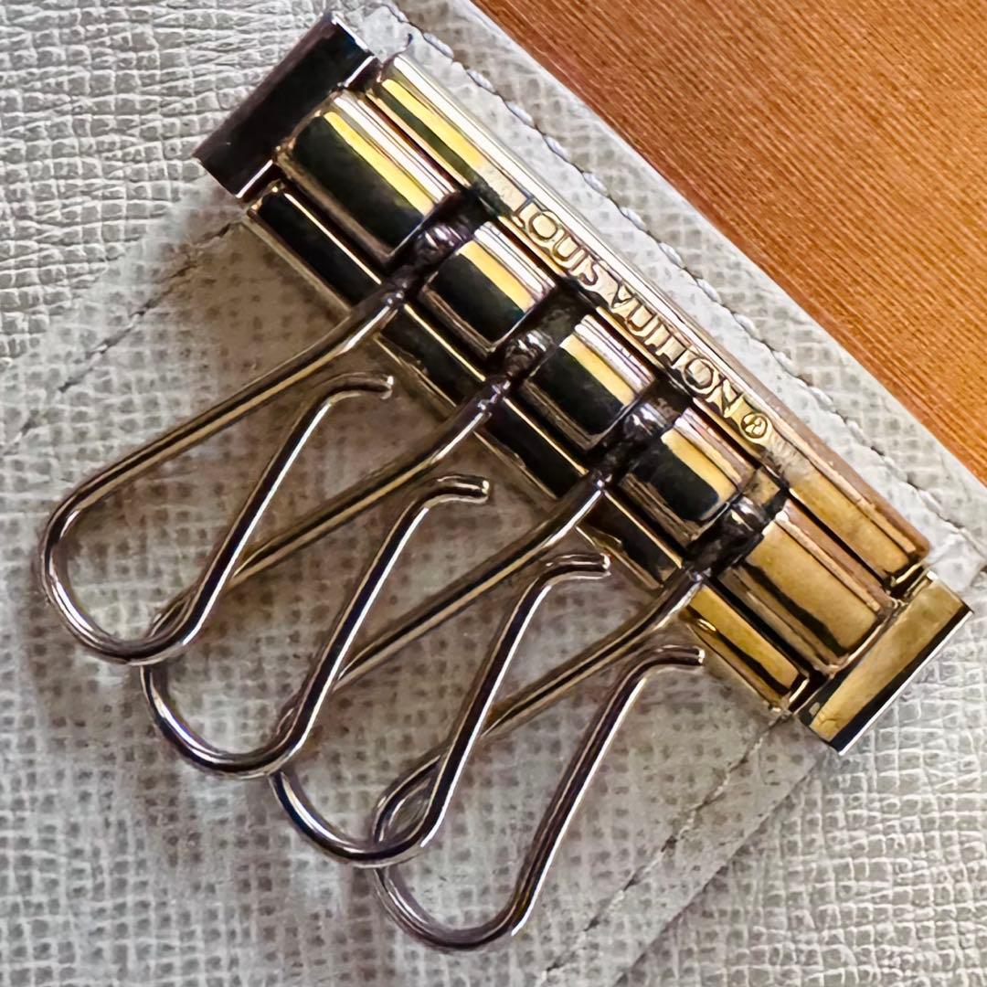 LOUIS VUITTON ミュルティクレ ダミエ アズール 4連キーケース美②