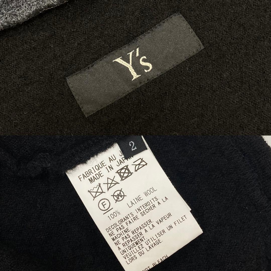 Y's ワイズ 22AW ショート フーディーブルゾン 黒2