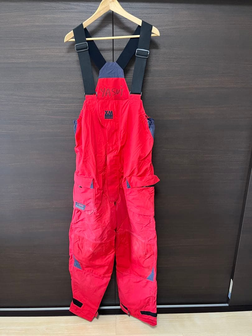 XM Yachting 防水ジャケット と　パンツ　レッド　信頼の本場イギリス製