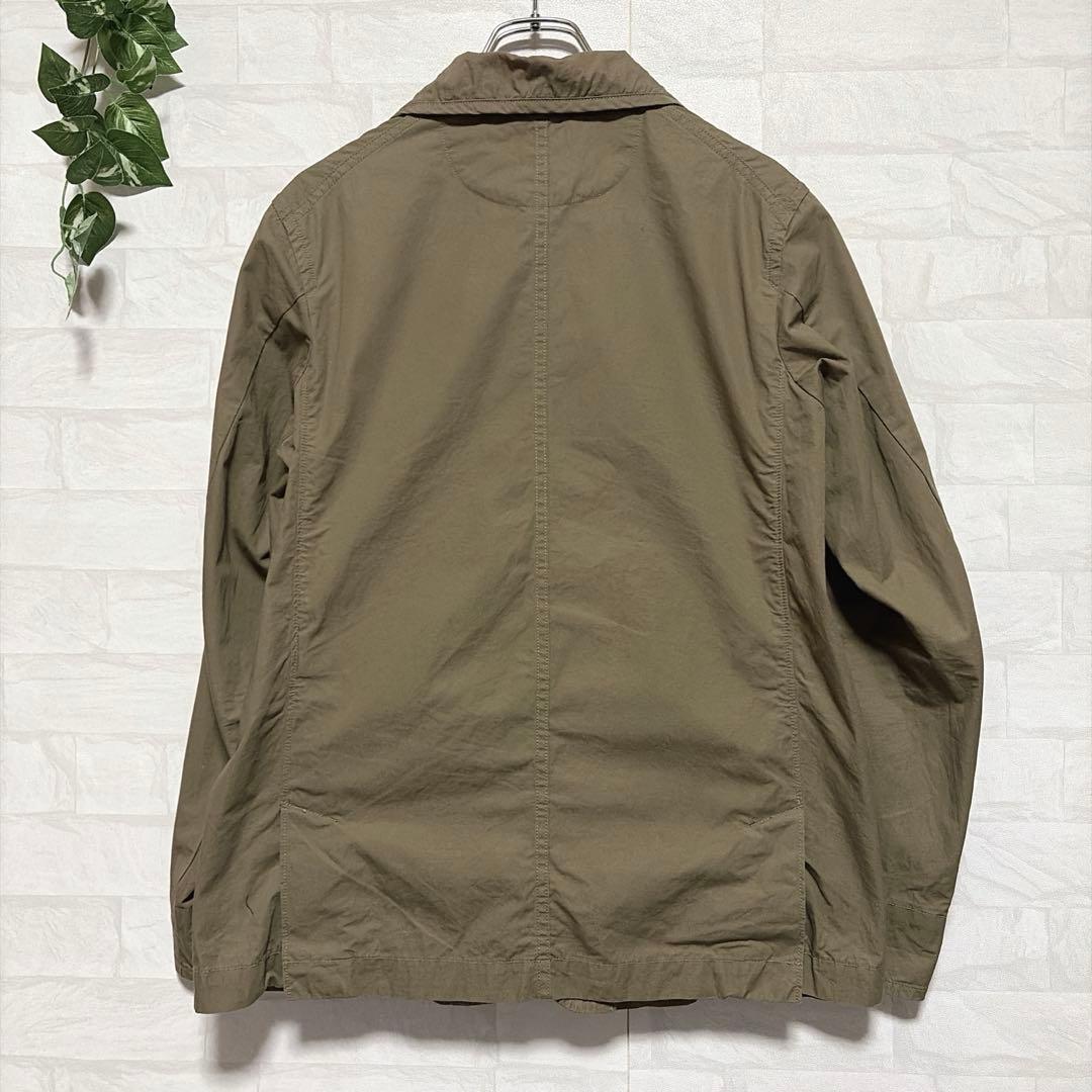 minto　ダントン 丸襟 コットン ジャケット38 カーキ