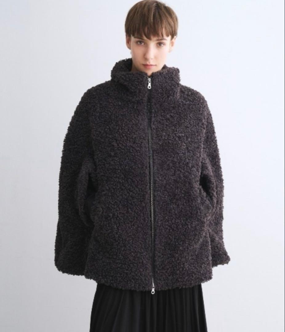 【完売品】threedots 【エバリー】プードルボア ケープ