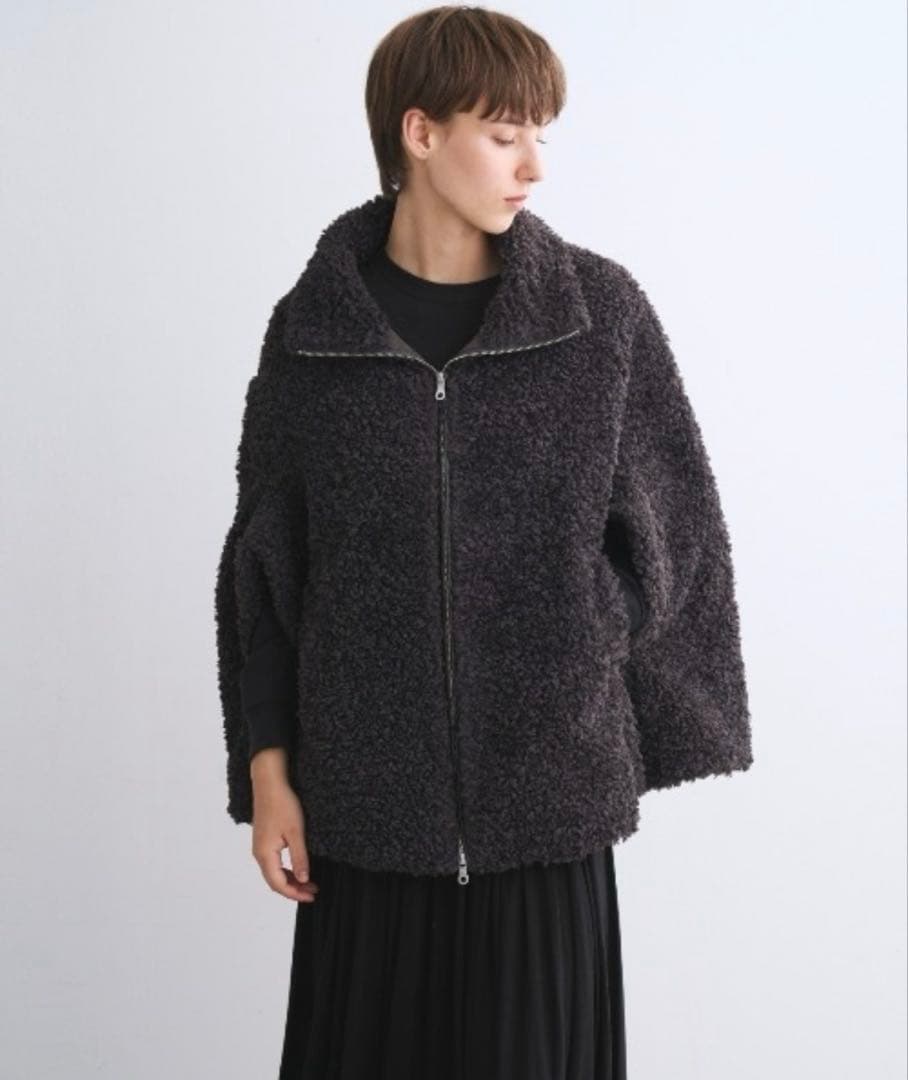 【完売品】threedots 【エバリー】プードルボア ケープ