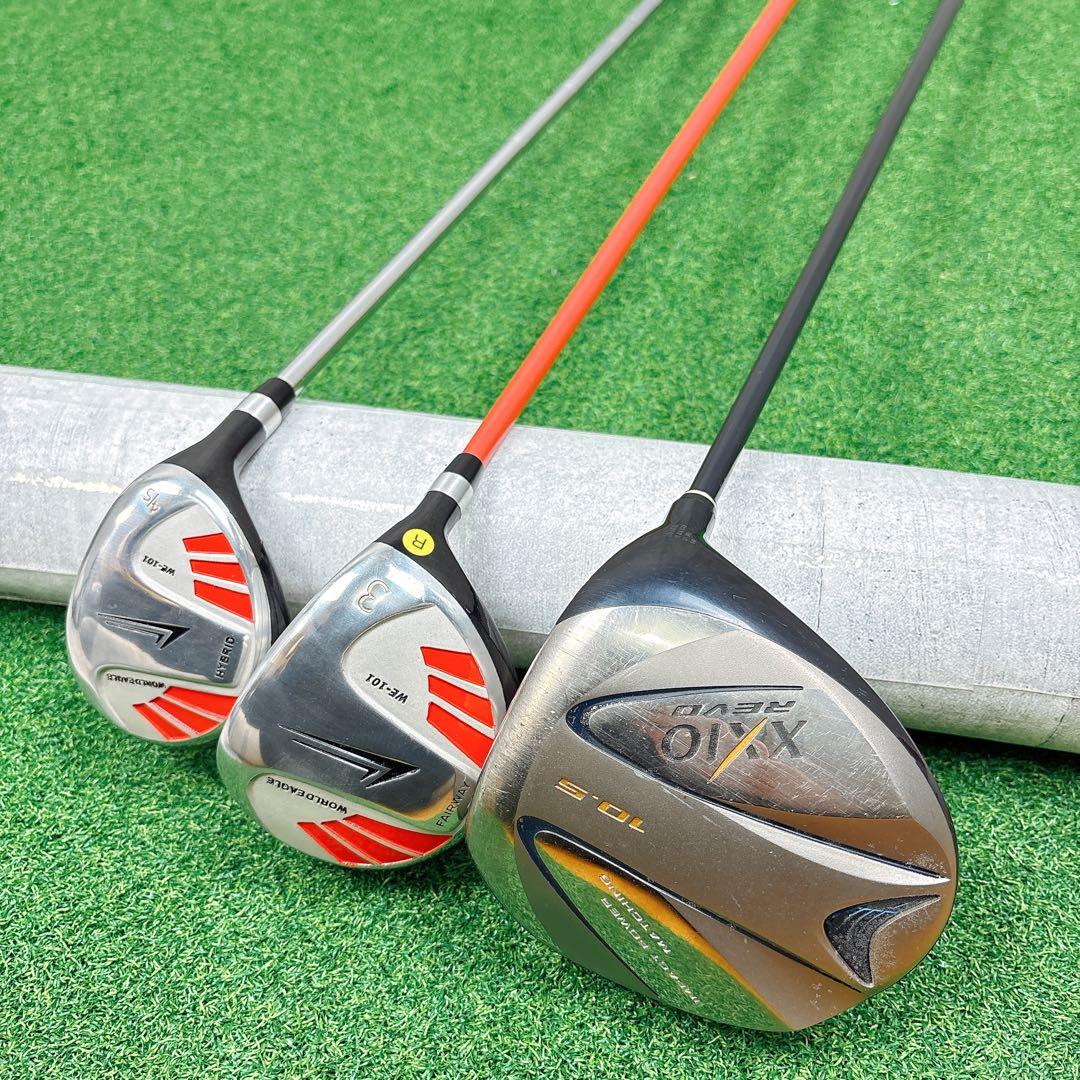 XXIO ドライバー付きゴルフクラブセット　バッグ新品