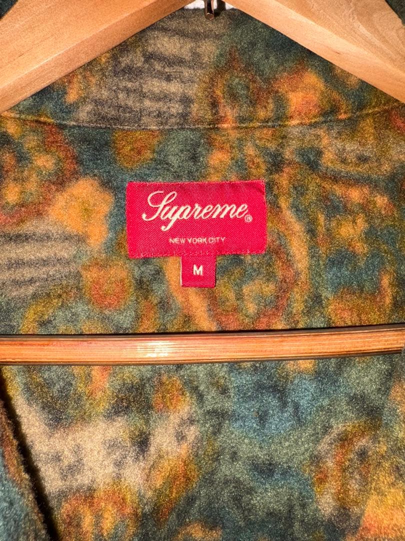 Supreme カモフラージュ フリースジャケット M