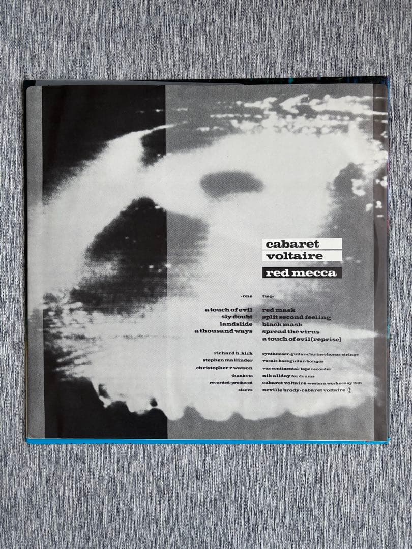 cabaret voltaire / red mecca LPレコード