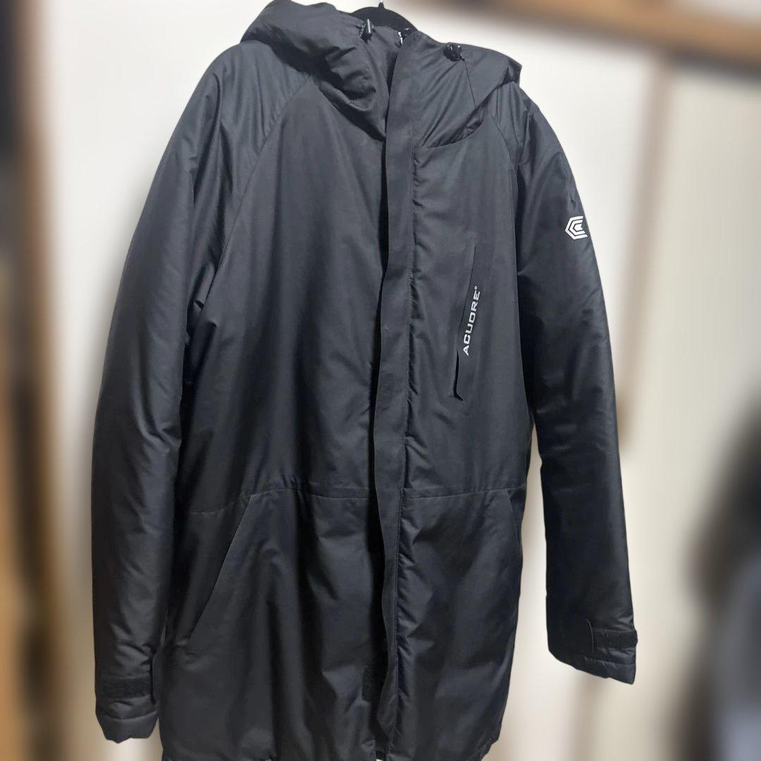 ACUORE ブラック ベンチコート Lサイズ　アクオレ