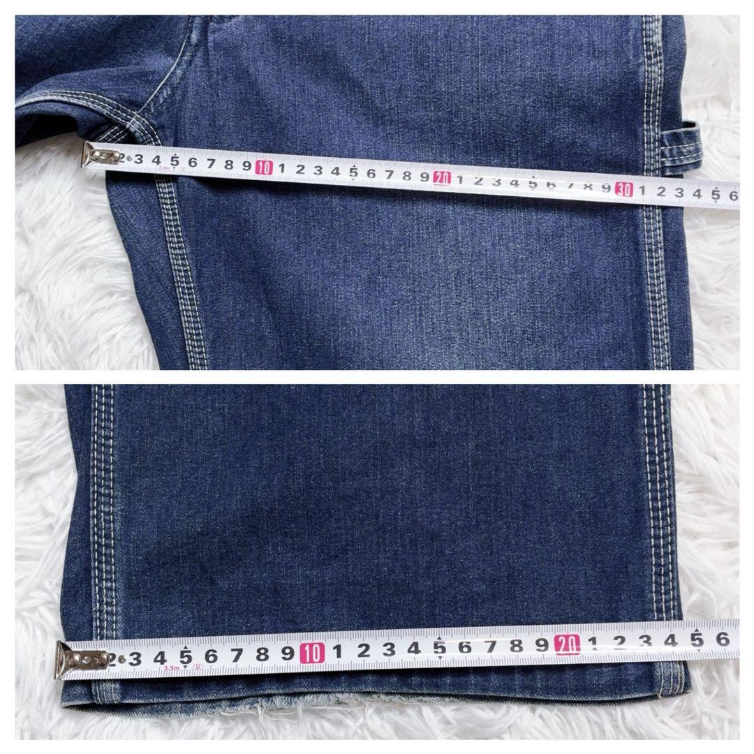 Lee ペインターパンツ W32ワークデニム ワイドストレート 古着 日本製