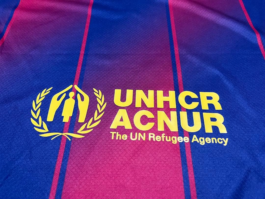 【長袖】①25/26 FC バルセロナ ホーム ユニフォームL 新品