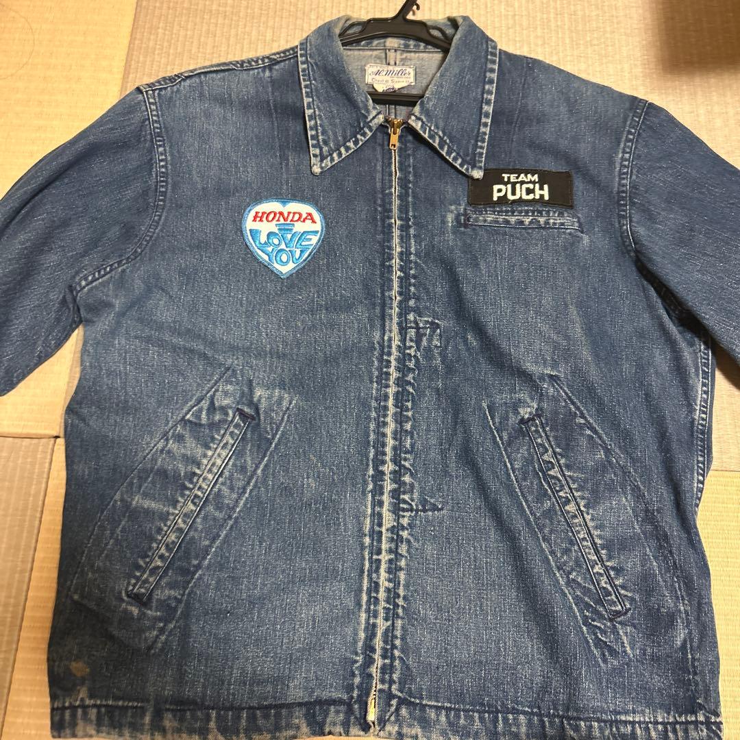 50s Al Miller デニムジャケット ヴィンテージ ホンダ ジップ